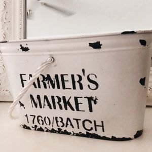 MAGNOLIA MARKET distressed decor bucket